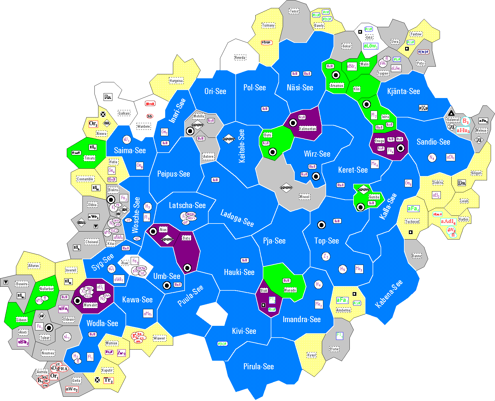 Karte für Atlantis